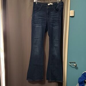 KanCan Dark Blue Flare Jeans